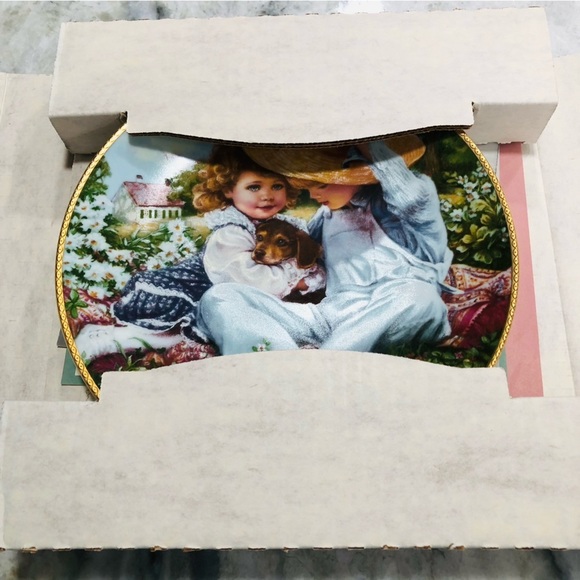 Sandra Kuck Collectors Plate A TIME TO LOVE  March of Dimes Knowles China 1989 - Picture 4 of 11